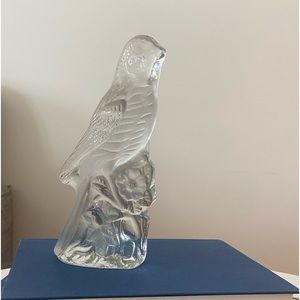 Vintage Viking Glass Song Bird Collectible